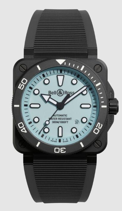 Review Bell and Ross BR 03 Replica Watch BR 03 DIVER FULL LUM CERAMIC BR03A-D-LM-CE/SRB